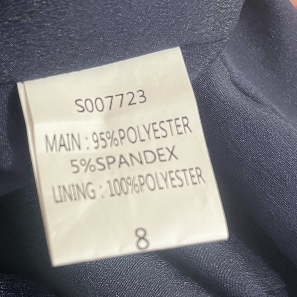 Showpo Navy Maxi Dress with Slit - Picture 9 of 10